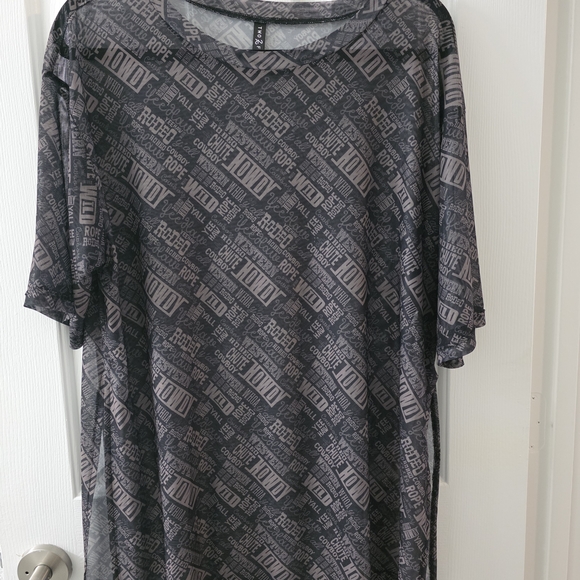 2 Fly Co. Tops - Mesh Western Top